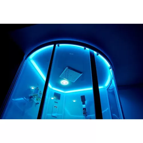 Душевая кабина SSWW W1019B 90х90х215 с Гидромассажем и электрикой, изображение 14