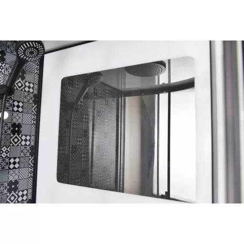 Душевая кабина Esbano ESB-80CR/90CR/100CR четверть круга с крышей, Выбрать размер: 80x80, изображение 8