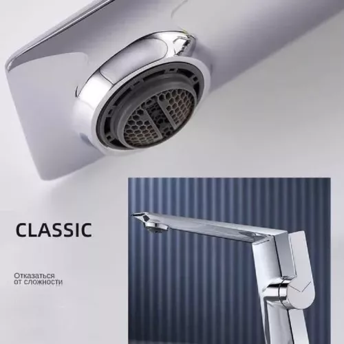 Смеситель для раковины ACWEN BN61A хром, Выбрать цвет: Хром, изображение 6