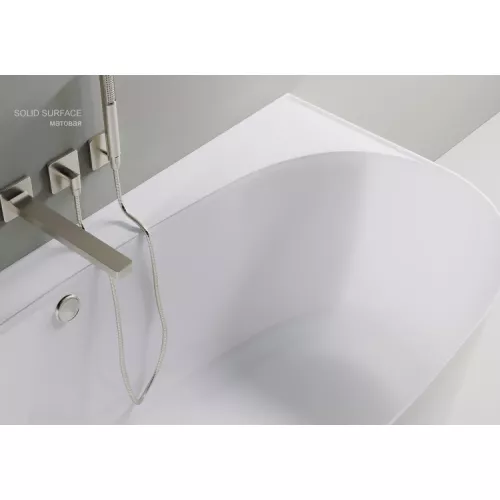 Ванна Astra-Form АТРИЯ 170х85 см пристеночная из литьевого мрамора, изображение 5