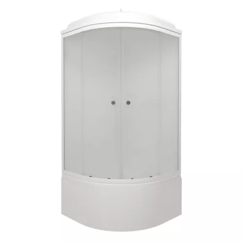 Душевая кабина  Triton ВЕЛЬВЕТ Б высокий поддон, Цвет профиля: Белый, Тип поддона: Высокий, Выбрать размер: 90х90, изображение 4