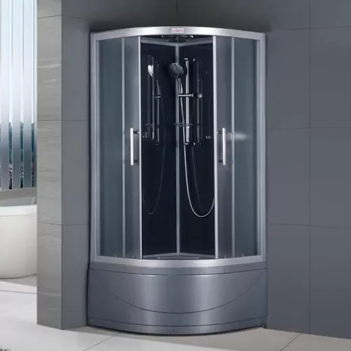 Душевая  кабина четверть круга с крышей ESG-90CRB  90х90, изображение 2