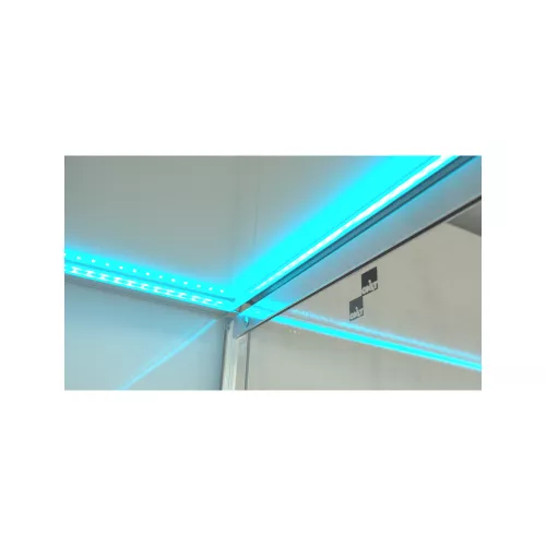 Душевая кабина четверть круга Timo Premium IMPI H-517, 100х100, Г/М, баня, электрика, хромотерапия, изображение 2