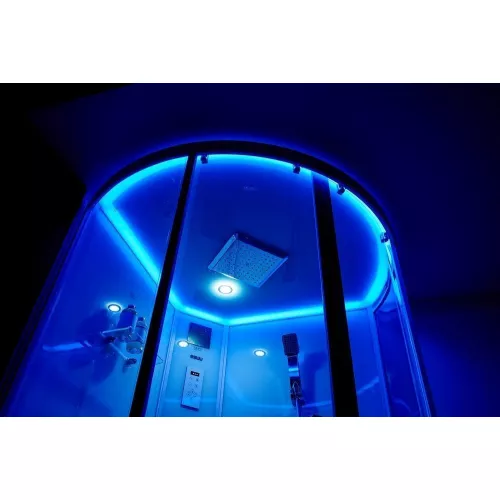 Душевая кабина SSWW W1019B 90х90х215 с Гидромассажем и электрикой, изображение 15