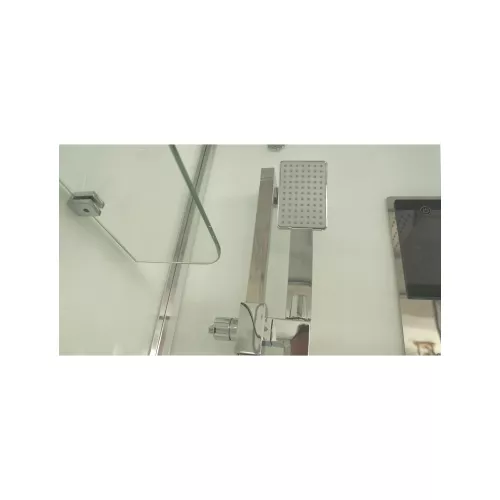 Душевая кабина четверть круга Timo Premium IMPI H-517, 100х100, Г/М, баня, электрика, хромотерапия, изображение 3