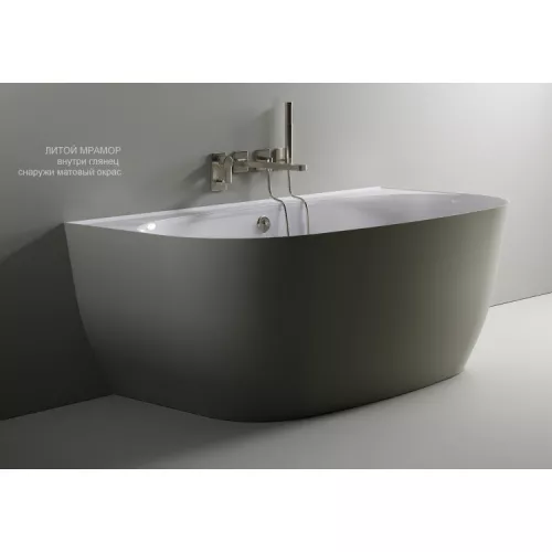 Ванна Astra-Form АТРИЯ 170х85 см пристеночная из литьевого мрамора, изображение 6