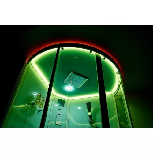 Душевая кабина SSWW W1019B 90х90х215 с Гидромассажем и электрикой, изображение 19