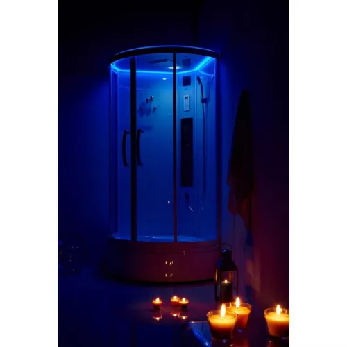 Душевая кабина SSWW W1019B 90х90х215 с Гидромассажем и электрикой, изображение 22