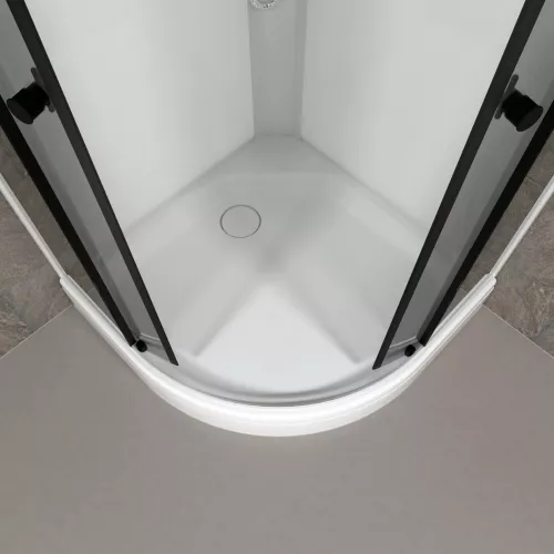 Душевая кабина Triton ГРЭЙ А ПД31 низкий поддон, Цвет стекла: тонированное, Цвет профиля: Белый, Тип поддона: Низкий, Выбрать размер: 90х90, изображение 6