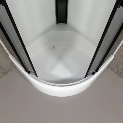 Душевая кабина Triton ГРЭЙ-ВАЙТ В средний поддон, Цвет стекла: тонированное, Цвет профиля: Белый, Тип поддона: Средний, Выбрать размер: 90х90, изображение 7