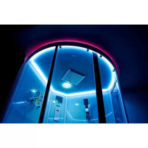 Душевая кабина SSWW W1019B 90х90х215 с Гидромассажем и электрикой, изображение 16