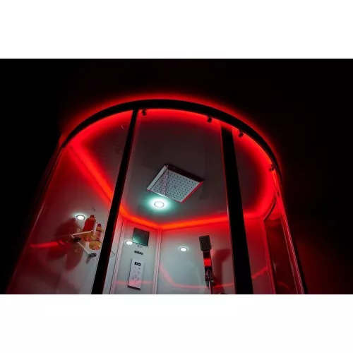 Душевая кабина SSWW W1019B 90х90х215 с Гидромассажем и электрикой, изображение 20