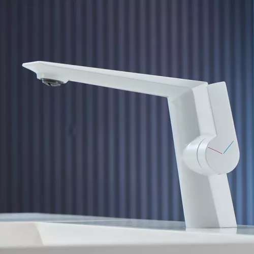 Смеситель для раковины ACWEN BN61E белый, Выбрать цвет: Белый