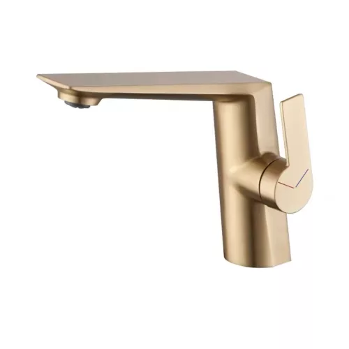 Смеситель для раковины ACWEN BN61C матовое золото, Выбрать цвет: Золото матовое, изображение 5