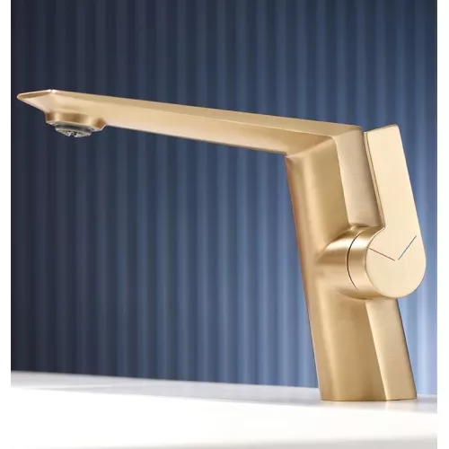 Смеситель для раковины ACWEN BN61C матовое золото, Выбрать цвет: Золото матовое