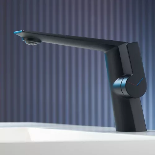 Смеситель для раковины ACWEN BN61B черный матовый, Выбрать цвет: Черный матовый