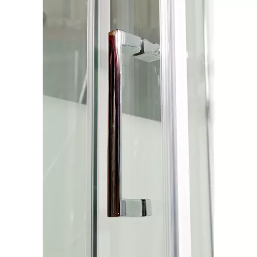 Душевая кабина AvaCan A01/A09 прозрачное/хром, низкий поддон, Цвет стекла: прозрачное, Цвет профиля: Хром, Тип поддона: Низкий, Выбрать размер: 100х100, Внешний вид: С LED освещением, Наличие крыши: есть, изображение 6