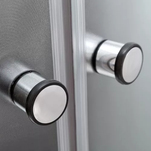 Душевая кабина AvaCan B10/B90  BLACK, матовое/хром , высокий поддон, Выбрать размер: 100х100, Внешний вид: без гидромассажа, Наличие крыши: нет, изображение 14