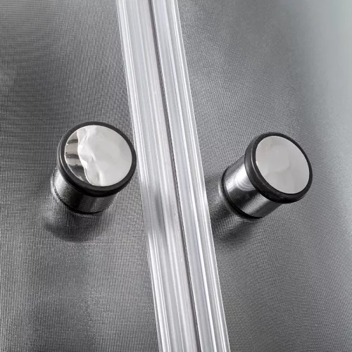 Душевая кабина AvaCan B10/B90  BLACK, матовое/хром , высокий поддон, Выбрать размер: 100х100, Внешний вид: без гидромассажа, Наличие крыши: нет, изображение 9