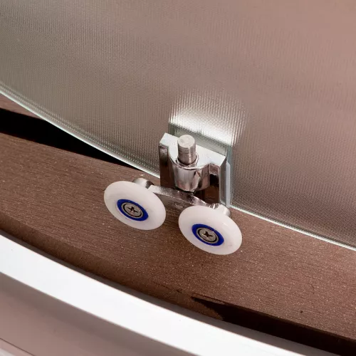 Душевая кабина AvaCan D09 матовое/хром , низкий поддон, Цвет стекла: матовое, Цвет профиля: Хром, Тип поддона: Низкий, Выбрать размер: 90х90, Внешний вид: без гидромассажа, Наличие крыши: есть, изображение 20