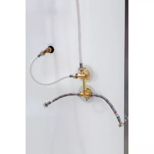 Душевая кабина AvaCan D102 L/R  матовое/хром , низкий поддон, Цвет стекла: матовое, Цвет профиля: Хром, Тип поддона: Низкий, Выбрать размер: 120х80, Внешний вид: без гидромассажа, Наличие крыши: нет, Ориентация: правая, изображение 17