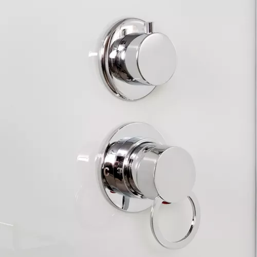 Душевая кабина AvaCan D120 L/R , матовое/хром , высокий поддон, Цвет стекла: матовое, Цвет профиля: Хром, Тип поддона: Высокий, Выбрать размер: 120х80, Внешний вид: без гидромассажа, Наличие крыши: нет, Ориентация: левая, изображение 14