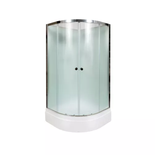 Душевая кабина AvaCan D271/ D279 матовое/хром , средний поддон, Цвет стекла: матовое, Цвет профиля: Хром, Тип поддона: Средний, Выбрать размер: 100х100, Внешний вид: без гидромассажа, Наличие крыши: нет, изображение 2