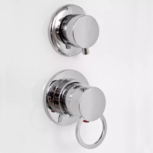 Душевая кабина AvaCan D272 L/R  матовое/хром, средний поддон, Цвет стекла: матовое, Цвет профиля: Хром, Тип поддона: Средний, Выбрать размер: 120х80, Внешний вид: без гидромассажа, Наличие крыши: есть, Ориентация: левая, изображение 19