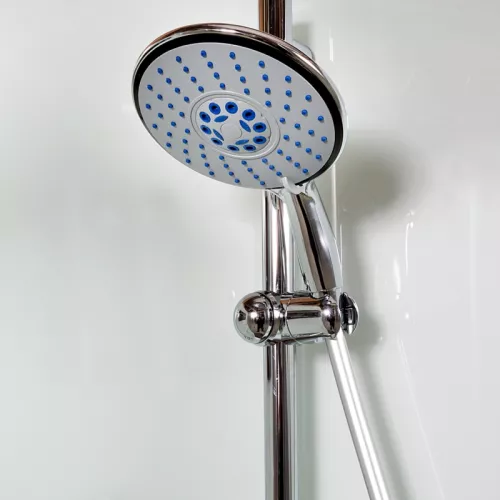 Душевая кабина AvaCan D09 матовое/хром , низкий поддон, Цвет стекла: матовое, Цвет профиля: Хром, Тип поддона: Низкий, Выбрать размер: 90х90, Внешний вид: без гидромассажа, Наличие крыши: есть, изображение 12