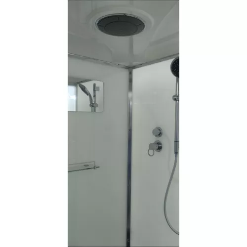 Душевая кабина AvaCan D09 матовое/хром , низкий поддон, Цвет стекла: матовое, Цвет профиля: Хром, Тип поддона: Низкий, Выбрать размер: 90х90, Внешний вид: без гидромассажа, Наличие крыши: есть, изображение 16