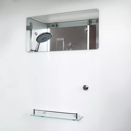 Душевая кабина AvaCan D102 L/R  матовое/хром , низкий поддон, Цвет стекла: матовое, Цвет профиля: Хром, Тип поддона: Низкий, Выбрать размер: 120х80, Внешний вид: без гидромассажа, Наличие крыши: нет, Ориентация: правая, изображение 14