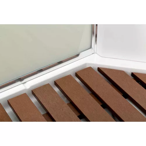 Душевая кабина AvaCan EM 1511/1512 R/L  с рисунком/хром , низкий поддон, Цвет стекла: с рисунком, Цвет профиля: Хром, Тип поддона: Низкий, Выбрать размер: 110х80, Внешний вид: без гидромассажа, Наличие крыши: есть, Ориентация: левая, изображение 18