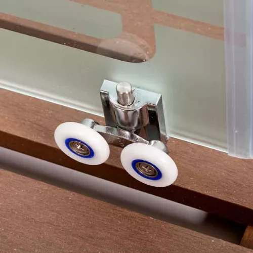 Душевая кабина AvaCan EM 1511/1512 R/L  с рисунком/хром , низкий поддон, Цвет стекла: с рисунком, Цвет профиля: Хром, Тип поддона: Низкий, Выбрать размер: 110х80, Внешний вид: без гидромассажа, Наличие крыши: есть, Ориентация: левая, изображение 17