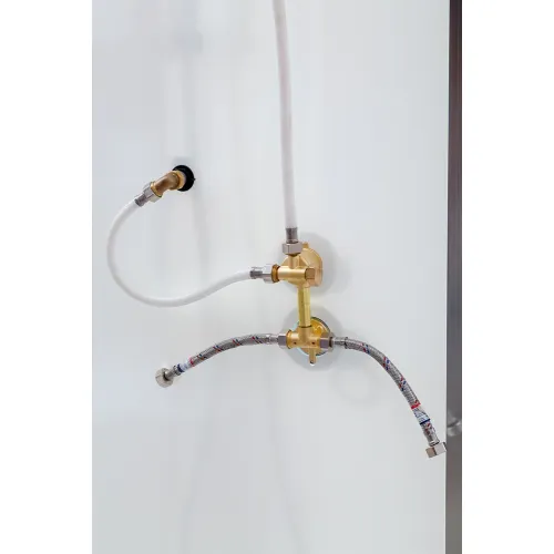 Душевая кабина AvaCan  D279S  матовое/хром , средний поддон, Цвет стекла: матовое, Цвет профиля: Хром, Тип поддона: Средний, Выбрать размер: 90х90, Внешний вид: без гидромассажа, Наличие крыши: есть, изображение 17