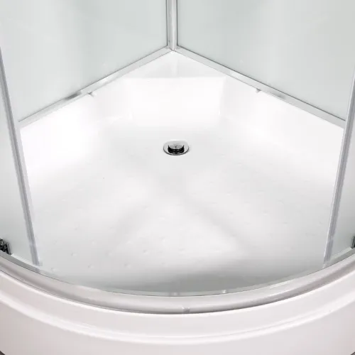 Душевая кабина AvaCan  D279S  матовое/хром , средний поддон, Цвет стекла: матовое, Цвет профиля: Хром, Тип поддона: Средний, Выбрать размер: 90х90, Внешний вид: без гидромассажа, Наличие крыши: есть, изображение 7