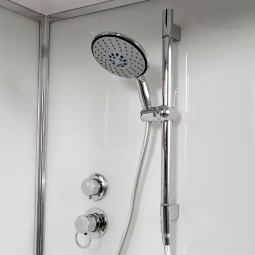 Душевая кабина AvaCan  D279S  матовое/хром , средний поддон, Цвет стекла: матовое, Цвет профиля: Хром, Тип поддона: Средний, Выбрать размер: 90х90, Внешний вид: без гидромассажа, Наличие крыши: есть, изображение 13