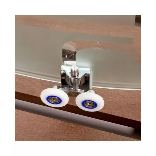 Душевая кабина AvaCan EM1511/1512 L/R  с рисунком/хром/низкий, Цвет стекла: с рисунком, Цвет профиля: Хром, Тип поддона: Низкий, Выбрать размер: 110х80, Внешний вид: С LED освещением, Наличие крыши: есть, Ориентация: левая, изображение 20