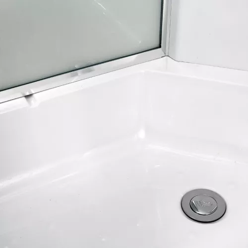 Душевая кабина AvaCan EM2712/720 L/R с рисунком/хром/средний, Цвет стекла: с рисунком, Цвет профиля: Хром, Тип поддона: Средний, Выбрать размер: 120х80, Внешний вид: С LED освещением, Наличие крыши: есть, Ориентация: левая, изображение 20