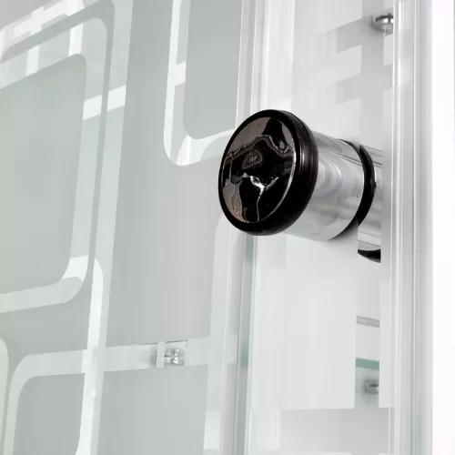 Душевая кабина AvaCan EM2712/720 L/R с рисунком/хром/средний, Цвет стекла: с рисунком, Цвет профиля: Хром, Тип поддона: Средний, Выбрать размер: 120х80, Внешний вид: С LED освещением, Наличие крыши: есть, Ориентация: левая, изображение 21