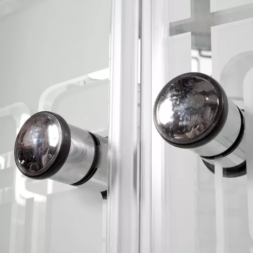 Душевая кабина AvaCan EM2712/720 L/R с рисунком/хром/средний, Цвет стекла: с рисунком, Цвет профиля: Хром, Тип поддона: Средний, Выбрать размер: 120х80, Внешний вид: С LED освещением, Наличие крыши: есть, Ориентация: левая, изображение 19