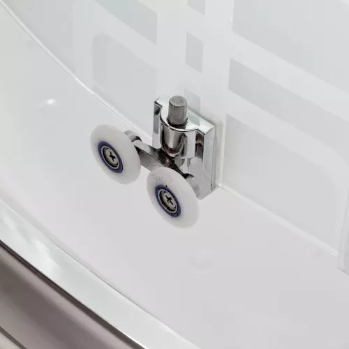 Душевая кабина AvaCan EM2712/720 L/R с рисунком/хром/средний, Цвет стекла: с рисунком, Цвет профиля: Хром, Тип поддона: Средний, Выбрать размер: 120х80, Внешний вид: С LED освещением, Наличие крыши: есть, Ориентация: левая, изображение 18