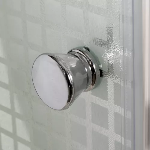 Душевая кабина AvaCan L 710/780/790 с рисунком/хром/средний, Цвет стекла: с рисунком, Цвет профиля: Хром, Тип поддона: Средний, Выбрать размер: 100х100, Внешний вид: без гидромассажа, Наличие крыши: нет, изображение 8