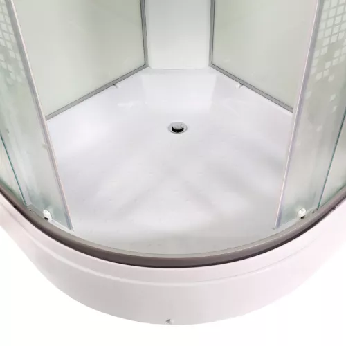 Душевая кабина AvaCan L 710/780/790 с рисунком/хром/средний, Цвет стекла: с рисунком, Цвет профиля: Хром, Тип поддона: Средний, Выбрать размер: 100х100, Внешний вид: без гидромассажа, Наличие крыши: нет, изображение 10