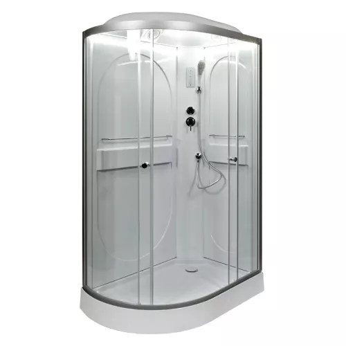Душевые кабины и сауны: Душевая кабина AvaCan L602 R/L прозрачное/хром/низкий 1 в магазине Акватория