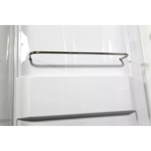 Душевая кабина AvaCan L602 R/L прозрачное/хром/низкий, Цвет стекла: прозрачное, Цвет профиля: Хром, Тип поддона: Низкий, Выбрать размер: 120х80, Внешний вид: С LED освещением, Наличие крыши: есть, Ориентация: правая, изображение 9