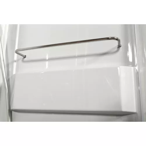 Душевая кабина AvaCan L602 R/L прозрачное/хром/низкий, Цвет стекла: прозрачное, Цвет профиля: Хром, Тип поддона: Низкий, Выбрать размер: 120х80, Внешний вид: С LED освещением, Наличие крыши: есть, Ориентация: правая, изображение 11