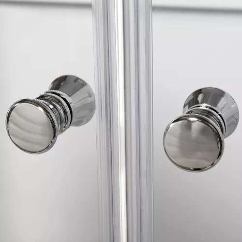 Душевая кабина AvaCan L610/690 прозрачное/хром/высокий, Цвет стекла: прозрачное, Цвет профиля: Хром, Тип поддона: Высокий, Выбрать размер: 100х100, Внешний вид: С LED освещением, Наличие крыши: есть, изображение 4