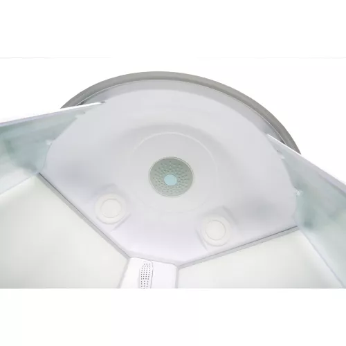 Душевая кабина AvaCan L901/908/909 с рисунком/хром/низкий, Цвет стекла: с рисунком, Цвет профиля: Хром, Тип поддона: Низкий, Выбрать размер: 80х80, Внешний вид: без гидромассажа, Наличие крыши: есть, изображение 10