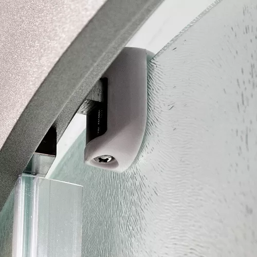 Душевая кабина AvaCan L901/908/909 с рисунком/хром/низкий, Цвет стекла: с рисунком, Цвет профиля: Хром, Тип поддона: Низкий, Выбрать размер: 80х80, Внешний вид: без гидромассажа, Наличие крыши: есть, изображение 14