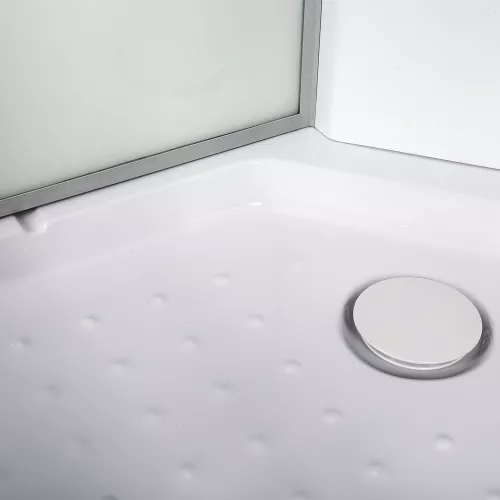 Душевая кабина AvaCan L901/908/909 с рисунком/хром/низкий, Цвет стекла: с рисунком, Цвет профиля: Хром, Тип поддона: Низкий, Выбрать размер: 80х80, Внешний вид: без гидромассажа, Наличие крыши: есть, изображение 13